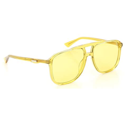 gucci glasses yellow lenses|gucci clear eyeglasses.